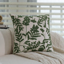Axyaa Plush Tufted Leaf Pillow Cover 45x45cm