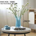 Axyaa Glass Vase Ornament Decorative Flower Vessel Hydroponic Desktop Arrangement