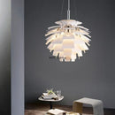 Axyaa Nordic Chiba Chandelier LED Pendant Light, Postmodern Aluminum Design