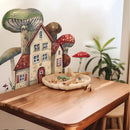 Axyaa Woodland Mushroom Wall Decals - Forest House Wall Stickers for Girls Bedroom