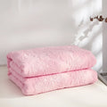 Axyaa Jacquard Cotton Towel Blanket: Soft, Breathable Bedspread for Adults & Kids