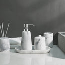 Marble Grain Bathroom Accessory Set by Axya