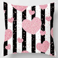 Axyaa Yellow Pink Pattern Square Pillowcase Home Decoration Cushion Cover