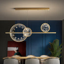 Axyaa Luxury LED Crystal Chandelier for Dining Room and Kitchen
