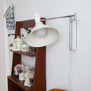 Axyaa Vintage Red Wall Sconce Lamp for Bedroom, Hotel Room - Rotatable E27 Bedside Light