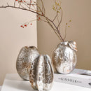Axyaa Golden Star Fruit Vase: Elegant Ceramic Lemon Flowerpot for Home Decor