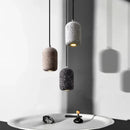 Axyaa Terrazzo LED Chandelier: Nordic Minimalist Style for Restaurant, Kitchen, and Tea Drink Decors