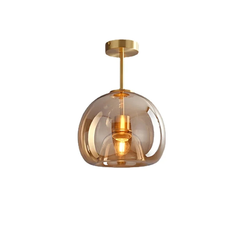 Modern Glass Ball Nordic Ceiling Light by Axyaa for Living Room Bedroom Kitchen Hallway