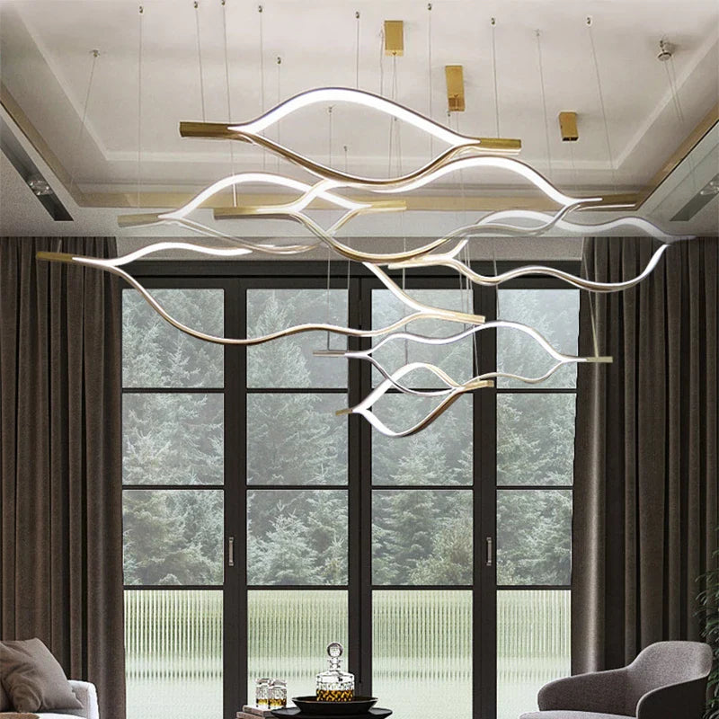 Axya Lip Shaped LED Pendant Chandelier for Home Decor