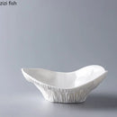 Axyaa Shell Ceramic Bowl Set for Soup, Salad, Dessert, Ice Cream, Snacks & Fruits
