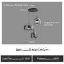 Axyaa Nordic Glass Restaurant Pendant Lamp Simple Bar Hanging Light