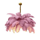 Axyaa Modern Nordic LED Ostrich Feather Ceiling Chandelier