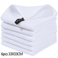 Axyaa Waffle Weave Kitchen Towel Set Absorbent Quick Dry Dishcloth Wash Cloth