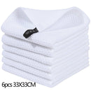 Axyaa Waffle Weave Kitchen Towel Set Absorbent Quick Dry Dishcloth Wash Cloth