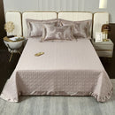 Axyaa Cotton Quilted Bed Cover Set - Single & Double Bed Cover - Thick & Pure Cotton