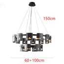 Axyaa Modern LED Pendant Light Chandeliers for Living Room Indoor Lighting