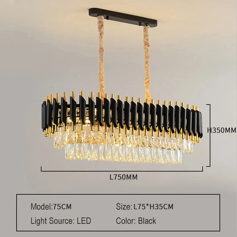 Luxury Crystal Chandelier for Modern Living Room, Bedroom, and Dining Room by Axyaa