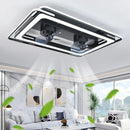 Axyaa Modern Folding Ceiling Fan with LED Light and Control