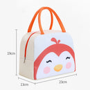 Cute Axyaa Kids Lunch Bag • Insulated Aluminum • Outdoor Picnic Food Storage Bag