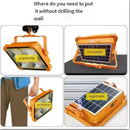 Axyaa Portable Solar LED Flood Light for Camping & Repair, USB Rechargeable Waterproof Lamp