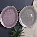 Axya Hot Sauce Dish Plate Set - Ceramic, Stylish, Functional