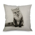 Axyaa Owl Linen Pillowcase 45x45cm Decorative Cushion Cover Sofa Throw Pillows Case