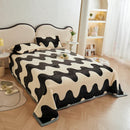 Axyaa Panda Print Milk Velvet Queen Size Blanket - Soft & Warm Flannel Sofa Throw