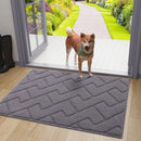 Axyaa Durable Dirt Trapping Doormat | Waterproof Low Profile Entryway Mat
