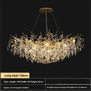 Axyaa Luxury Villa Crystal Pendant Chandelier.