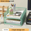 Axyaa File Tray Rack Organizer - Desktop Paper Sorter & Mail Stand