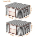 Axyaa Large Capacity Foldable Storage Box with Handles and Zipper