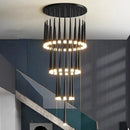 Axyaa Modern Stair Pendant Lights Chandelier LED Ceiling Lamp for Living Room