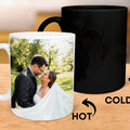 Axyaa Color-Changing Photo Mug - 11oz Ceramic Family Gift Mug