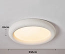 Axyaa Nordic Wabi Sabi Cream Ceiling Light for Minimalist Living Spaces