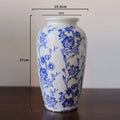 Axyaa Blue & White Porcelain Vase Set - High-End Jingdezhen Ceramic Flower Vase