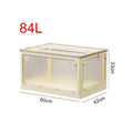 Axyaa Foldable Storage Box with Lid: Large Capacity Organizer for Toys, Books, and More
