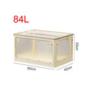 Axyaa Foldable Storage Box with Lid: Large Capacity Organizer for Toys, Books, and More