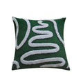 Axyaa Christmas Tree Jacquard Embroidery Pillow Cover - Festive Bedroom Decor