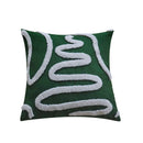 Axyaa Christmas Tree Jacquard Embroidery Pillow Cover - Festive Bedroom Decor