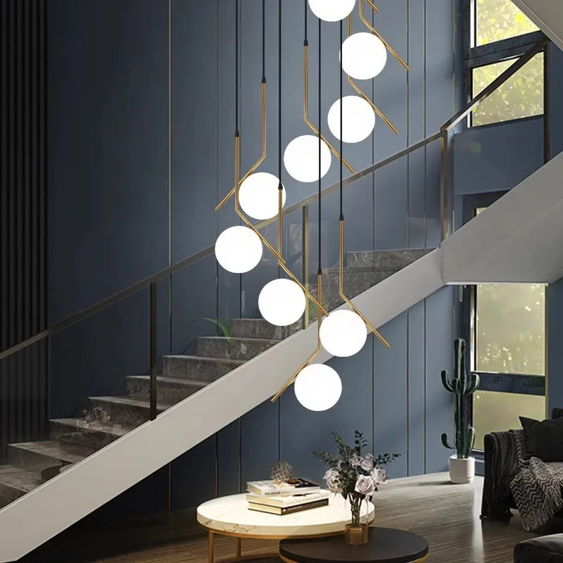 Axyaa Modern LED Ceiling Lamp Chandelier for Bedroom and Dining Room
