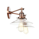 Axyaa Vintage Loft Art Glass Wall Lamp for Study Coffee Bar Stairway