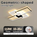Axyaa Geometric Minimalist Ceiling Light: Creative Design for Master Bedroom
