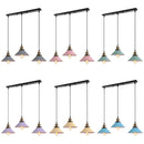 Axyaa Nordic Pendant Light - Retro Chandelier E27 Industrial Hanging Lamp