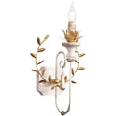 Axyaa Solid Wood Wall LED Iron Mounted Wall Lamps
