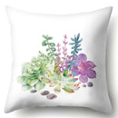 Axyaa Floral Landscape Painting Cushion Cover 45x45CM Home Decor Pillowcase
