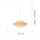 French Cream Umbrella Cloth Ceiling Lamp by Axyaa for Dining Room & Bedroom