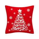 Axyaa Merry Christmas Print Sofa Cushion Decoration Pillowcase