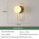 Axyaa Nordic LED Wall Lamp - Elegant Indoor Lighting for Bedroom & Living Room