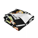 Axyaa Emotionally Disturbed Throw Blanket - Large Cute Bed Cover Blanket