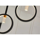 Axyaa LED Villa Duplex Chandelier - Minimalist Style Small Pendant Light